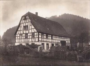 Fachwerk. Bauernhaus, 18. Jahrhundert
