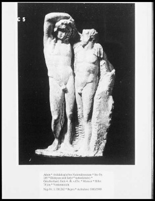 Dionysos und Satyr