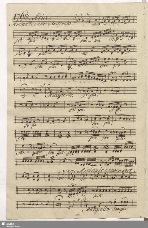 1768. Aria: Girate quel guardo / Seydelmann, F.