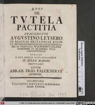 De Tvtela Pactitia
