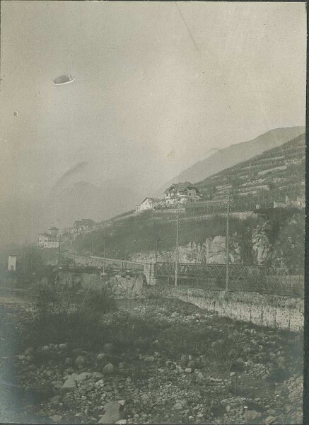 View from the Eggental valley into the Eisack valley.