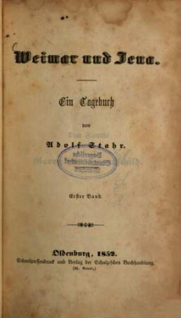Weimar und Jena : e. Tagebuch. 1