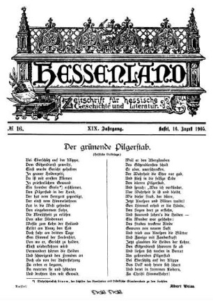 No.16, 16. August 1905