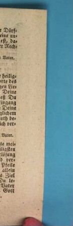Andächtige Gebethe zu den heiligen fünf Wunden Christi