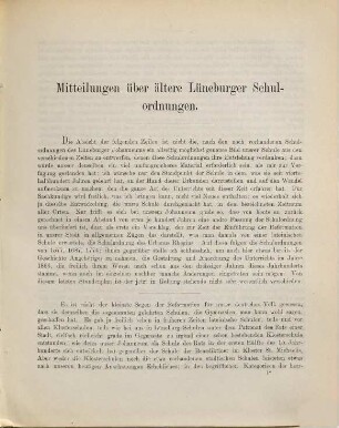 Programm des Johanneums zu Lüneburg : Ostern .... 1880/81