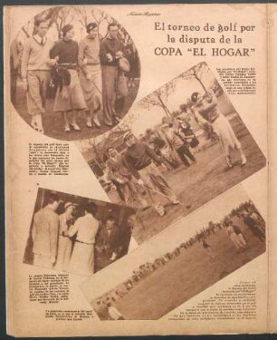 El torneo de golf por la disputa de la Copa "El Hogar" [Fotografías]