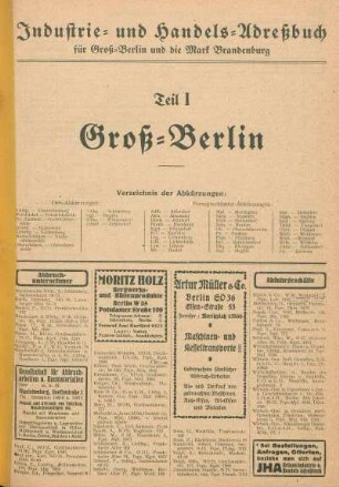 Verzeichnis der Abkürzungen