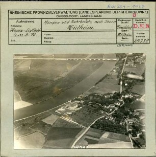 Mülheim a. d. Ruhr, Menden und Rurhbrücke nach Saarn