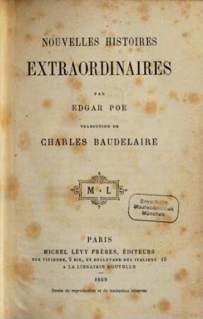 Oeuvres complètes de Charles Baudelaire. 6