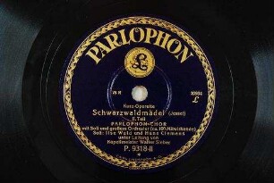 Kurz-Operette Schwarzwaldmädel : II. Teil / (Jessel)