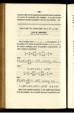 Solution du problème 104.