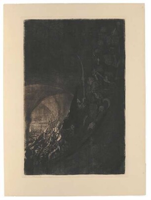 Bauernkrieg. Blatt 4: Bewaffnung in einem Gewölbe