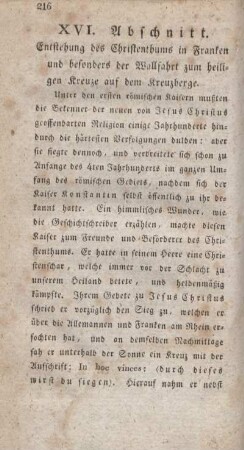 XVI. Abschnitt.