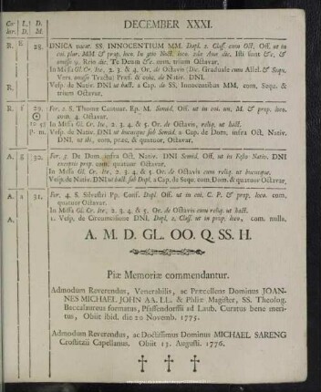 Piae memoriae commendatur