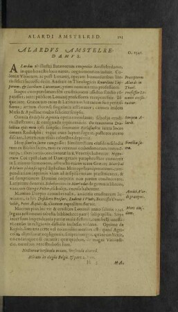 Alardus Amstelredamus.