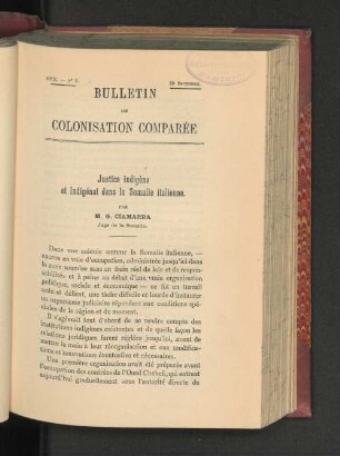 justice indiene et indigenat dans la somalie italienne