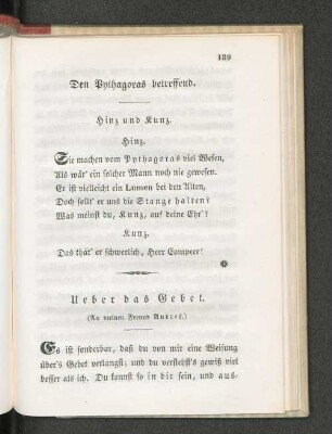 Den Pythagoras betreffend.