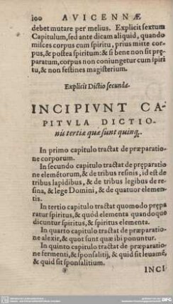 Dictio Tertia.