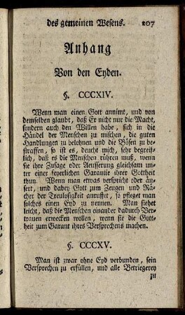 Anhang Von den Eyden.