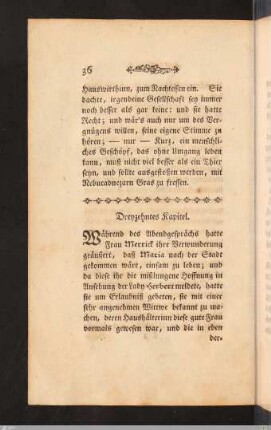 Dreyzehntes Kapitel.