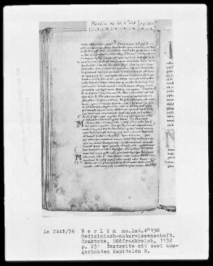 Medizinische Sammelhandschrift —