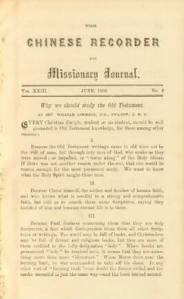 No. 6. June, 1892