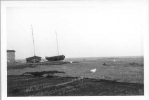 Urlaubsreise. Fischerboote an der Ostsee
