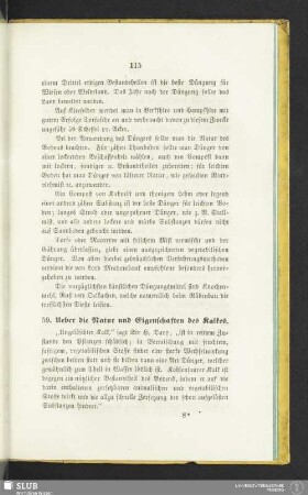 59. Ueber die Natur und Eigenschaften des Kalkes