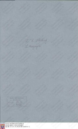Ettling, L. B., Lithograph