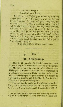 M. Frauenburg