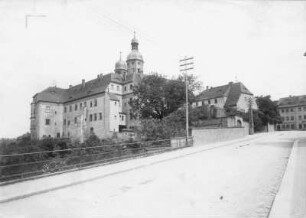 Dippoldiswalde, Kirchplatz 8. Schloß. Ansicht von Süden