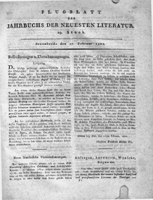 Anfragen, Antworten, Wünsche, Rügen etc.
