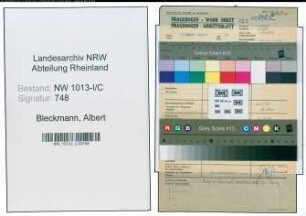 Entnazifizierung Albert Bleckmann , geb. 06.10.1903 (Gastwirt)