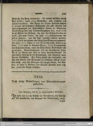 XXXII. Noch einige Bemerkungen von Güterablieferungsgeschäften