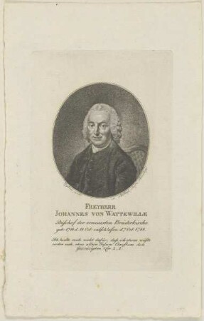 Bildnis des Johannes von Watteville