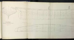 Plate XXIV. "SAPPHO" AMERICAN SCHOONER YACHT BUILT BY POILLON AT NEW YORK.