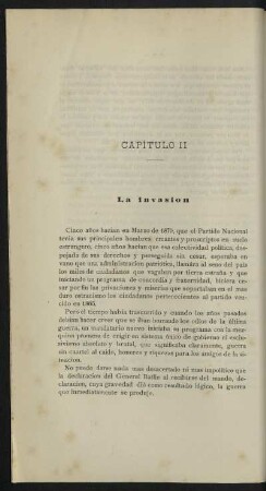 Capítulo II - La invasion