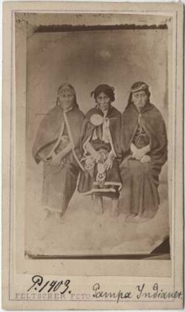Indianerinnen aus der argentinischen Pampa