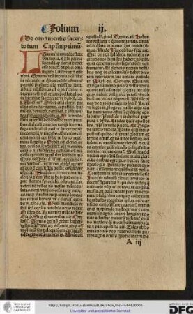 Lavamini mundi estote, ubi supra. Ubi primo sciendum est quod clerici debent esse ornati duplici ornamento scilicet interiori et exteriori.