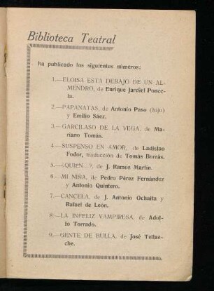 Biblioteca teatral