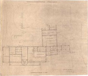 Fischer, Theodor; Nördlingen; Verwaltungs-Gebäude - Grundriss EG