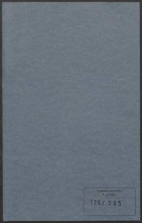 Franz Xaver Linsenmann (1835-1898). Personalakte des Lehrkörpers : Akte betreffend Franz Xaver Linsenmann, ordentlicher Professor für Moral- und Pastoraltheologie