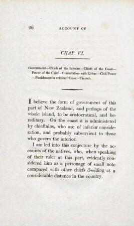 26-33 Chapter VI: Government - Chiefs ot the Interior...