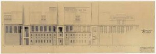 Maschinenhaus, 6 kV-Schaltanlage, Südansicht