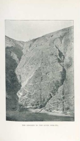 The descent to the river Mekong