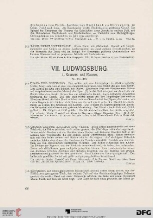 VII. Ludwigsburg (Nr. 314-338)