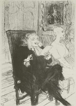 Leloir und Moreno in "Les femmes Savantes"