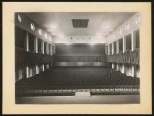 Theatersaal im Museum, Tübingen: Ansicht Zuschauerraum