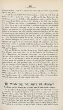 445-456 Literarische Uebersichten und Anzeigen
