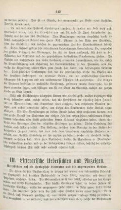 445-456 Literarische Uebersichten und Anzeigen